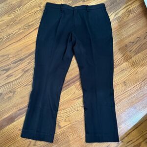 X Suit Black Flat Front Dress Pants. Size 40